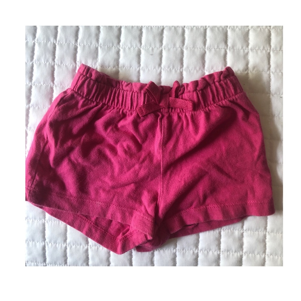 Baby Girl Pink Soft Cotton Shorts Bundle - Picture 2 of 6